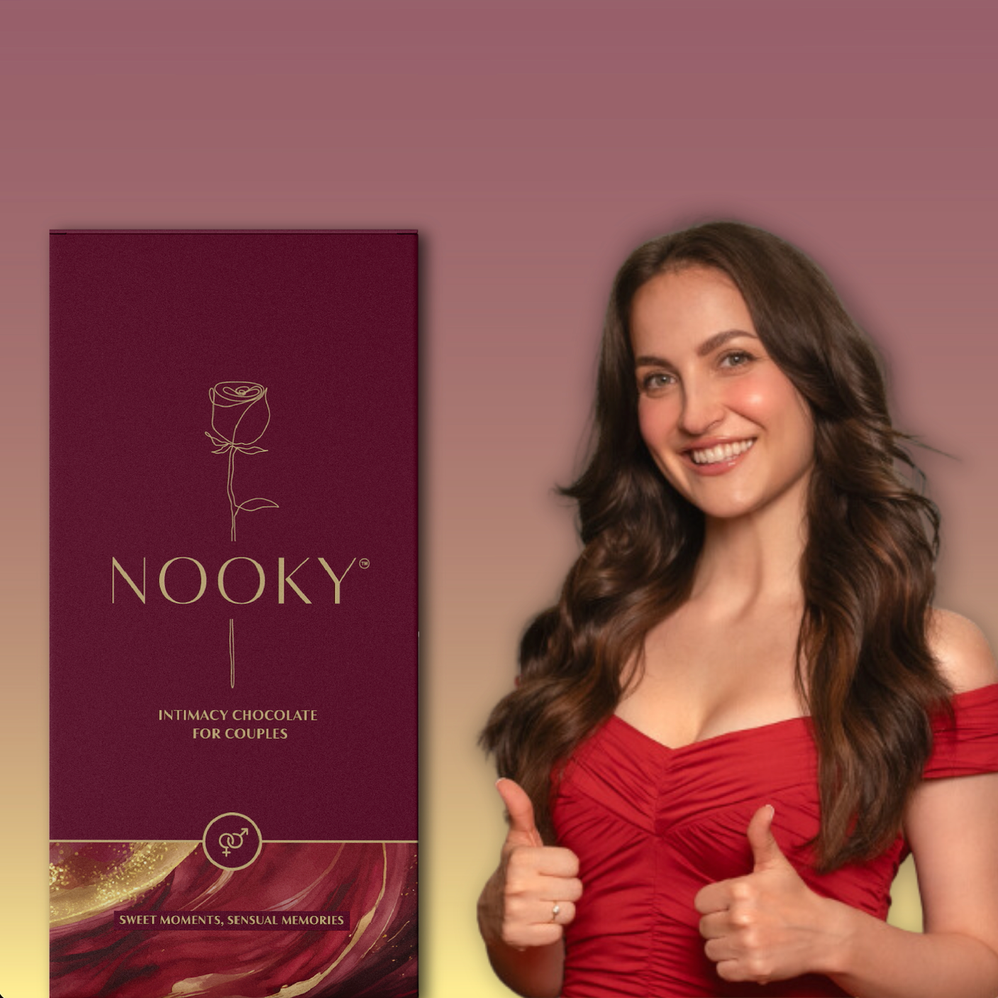Nooky Adult Chocolate Banner
